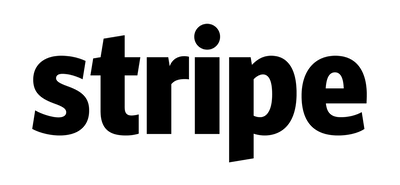 Stripe logo BW